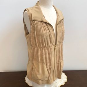 Chico’s Tab Sleeveless Faux Suede ZIP Vest 1 (M/8)